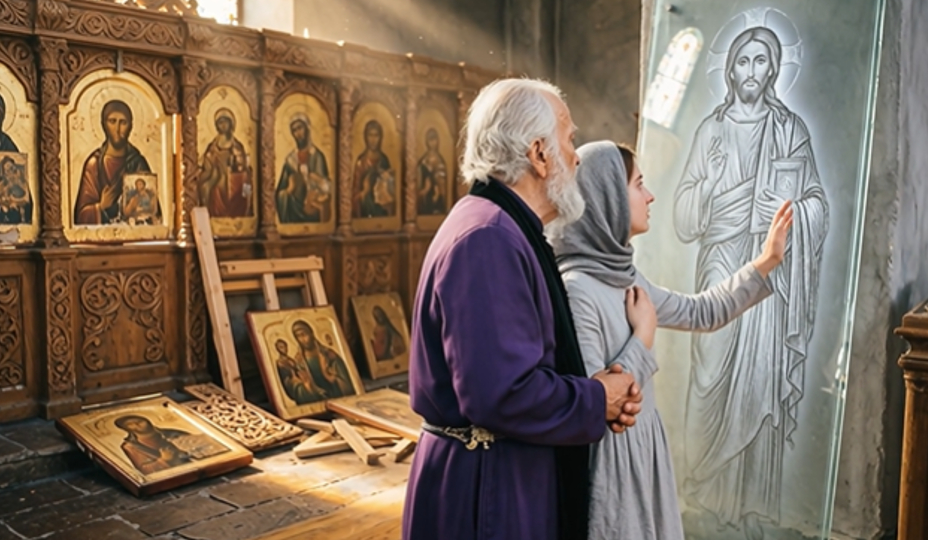 Чудо симферопольской осени: как икона напечатала свой портрет.