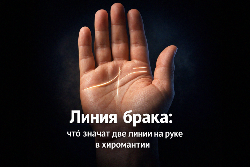    Понимание линий брака в хиромантии admin