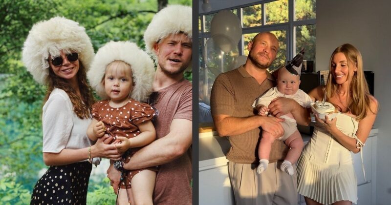    Владимир Селиванов и Виктория Маркина с дочерью Евой.