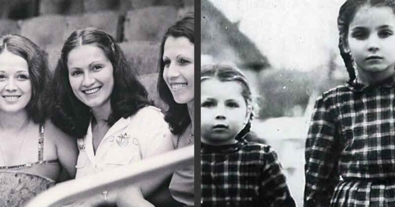    Юная София Ротару (справа) в детстве