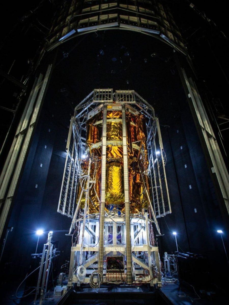    Лунный посадочный модуль Mark 1 (MK1) проходит испытания в Космическом центре имени Джонсона NASA / © Blue Origin