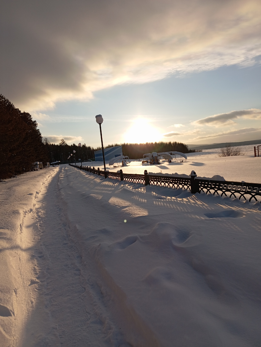 Зимний пляж