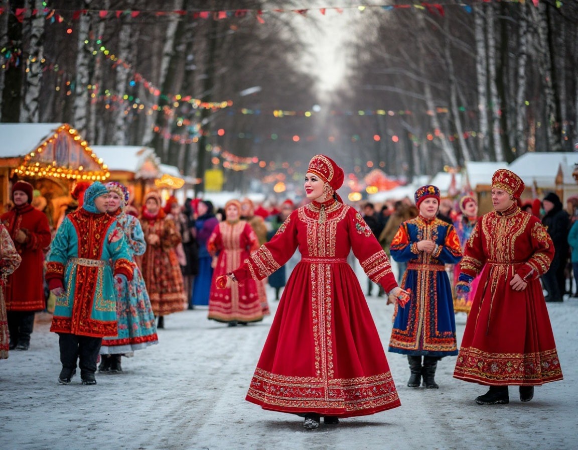 Народные гулянья и забавы на Масленицу