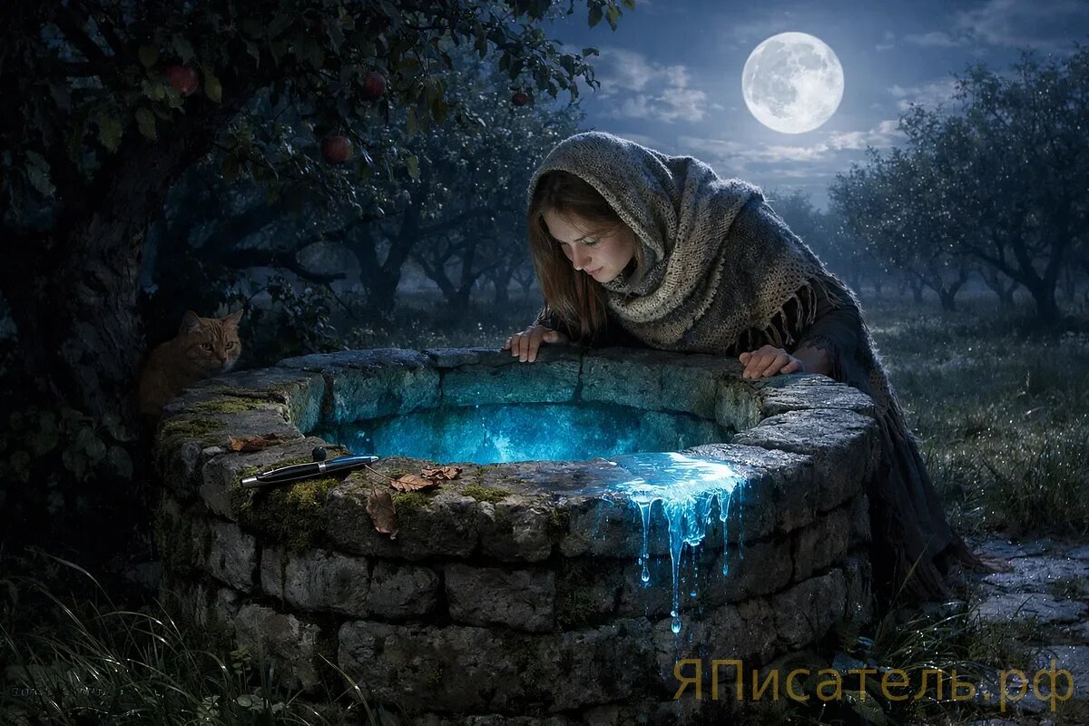 Колодец с лунной водой