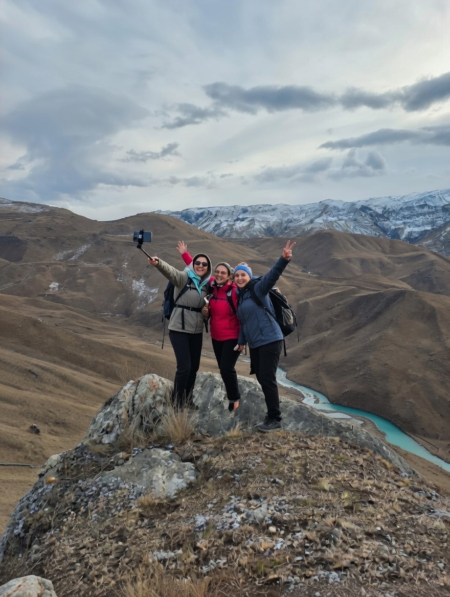 Кулинский район Дагестана, окрестности экофермы Кунцалу осень 2025г.