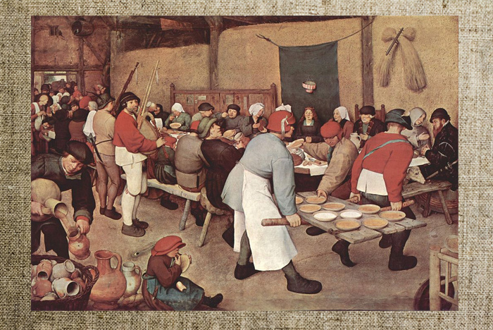 Крестьянская свадьба.