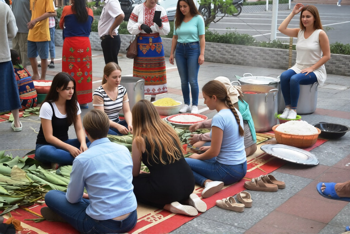 Российская молодежь во Вьетнаме