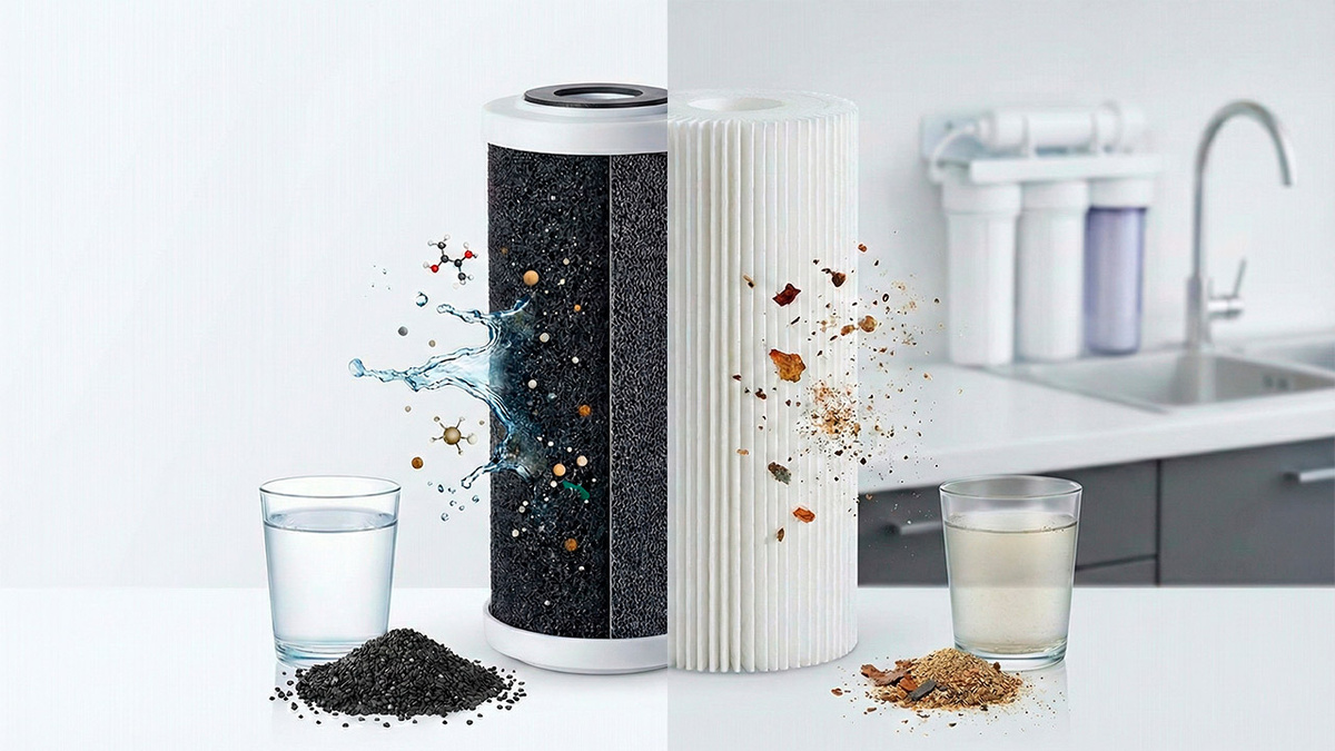 Угольные и механические картриджи: от чего реально помогают и когда их менять