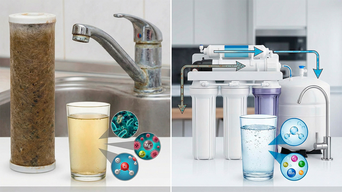 Обратный осмос для квартиры: как устроен, что дает и где подводные камни