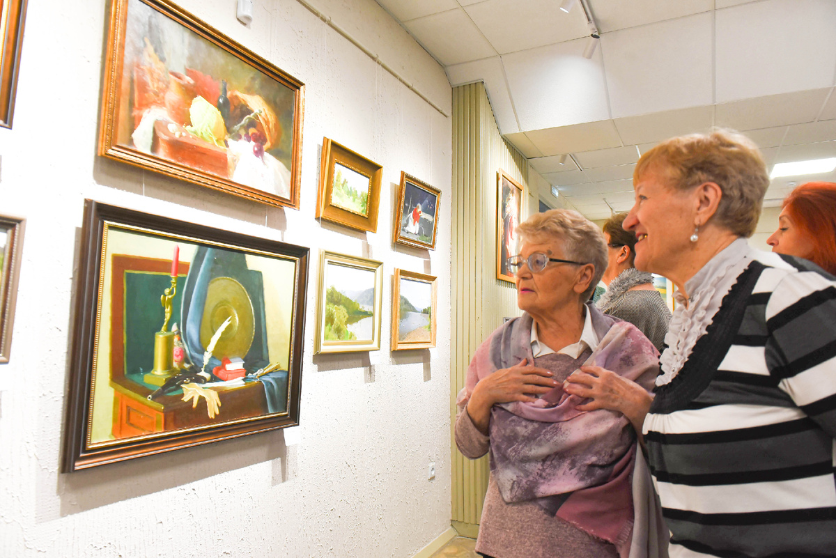 Посетители выставки