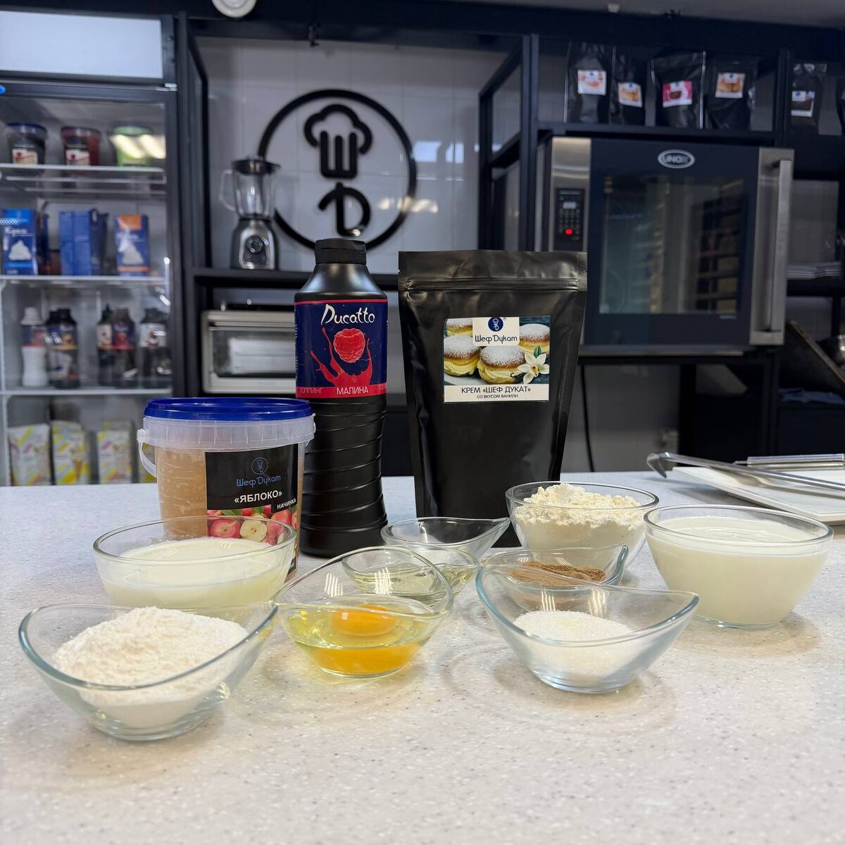 Ингредиенты для блинного десерта