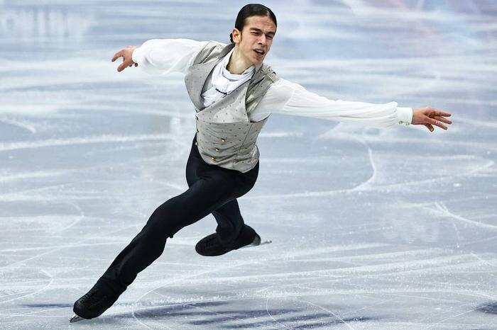 Российского фигуриста Петра Гуменника оставили без медали. Фото © ТАСС / Михаил Терещенко