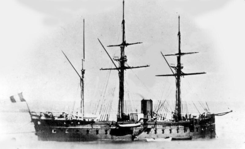 Броненосный фрегат "Фландр".