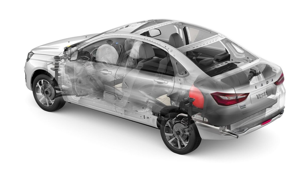    LADA Vesta CNG. Фото АвтоВАЗ