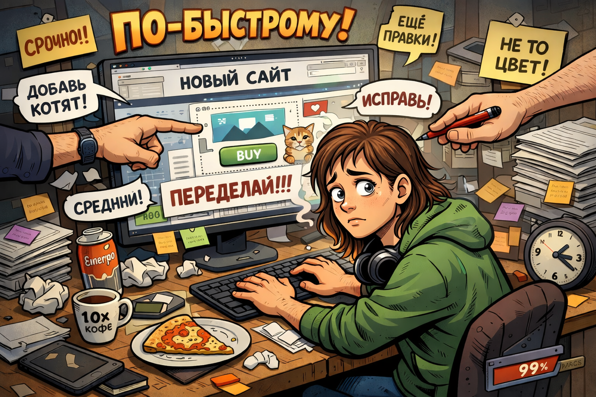 Разработка сайта, когда нет ТЗ