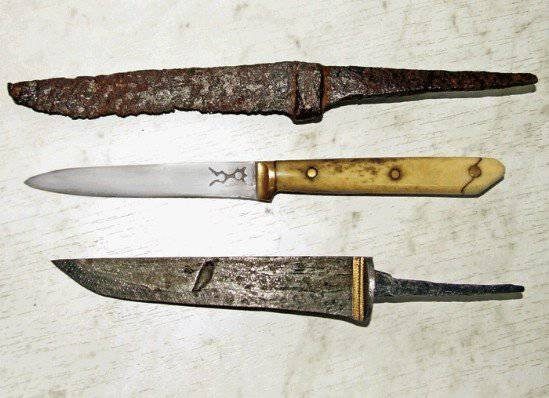 Новгородские боевые ножи XIV-XV веков.