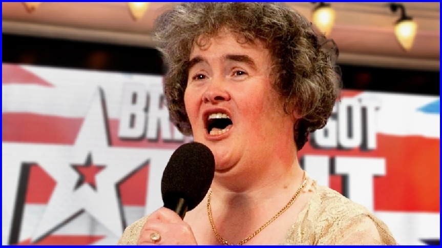 Шотландская домохозяйка Сьюзан Бойл на британском конкурсе талантов /из доступного фонда Яндекс.Картинки/