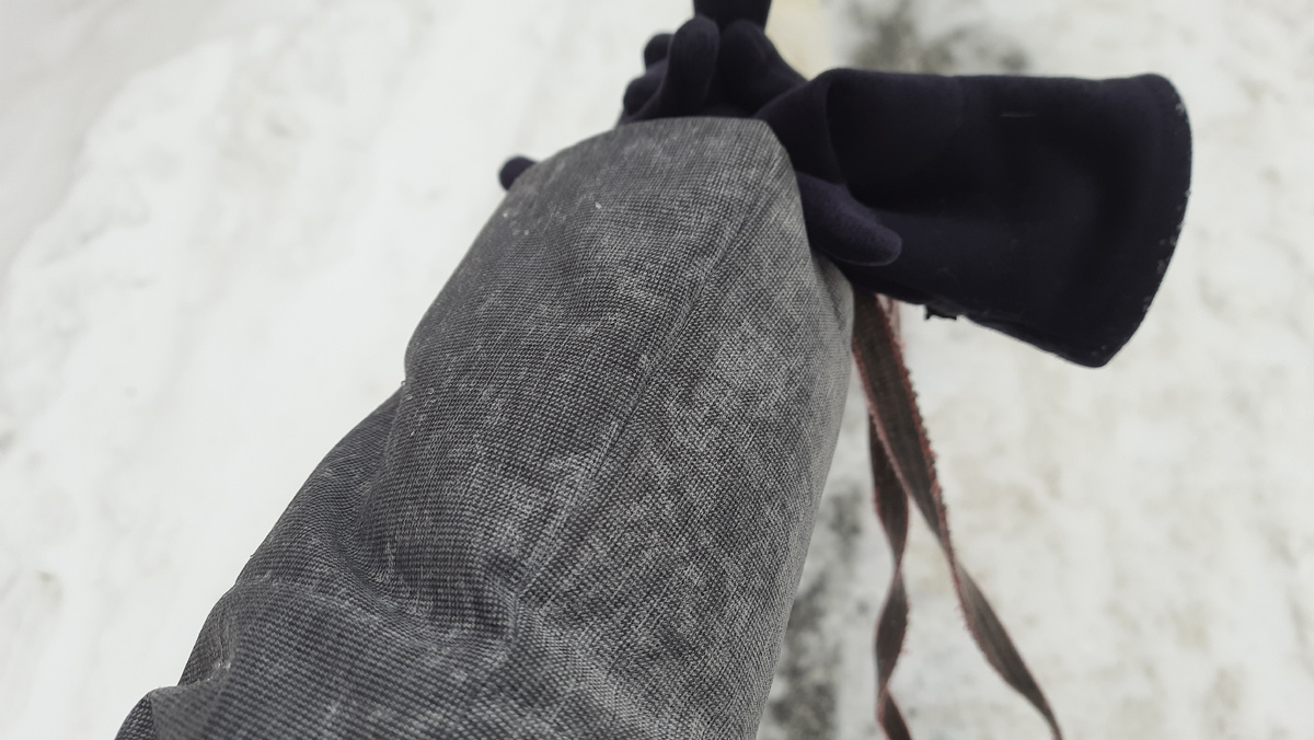 17 февраля, зима, идет дождь