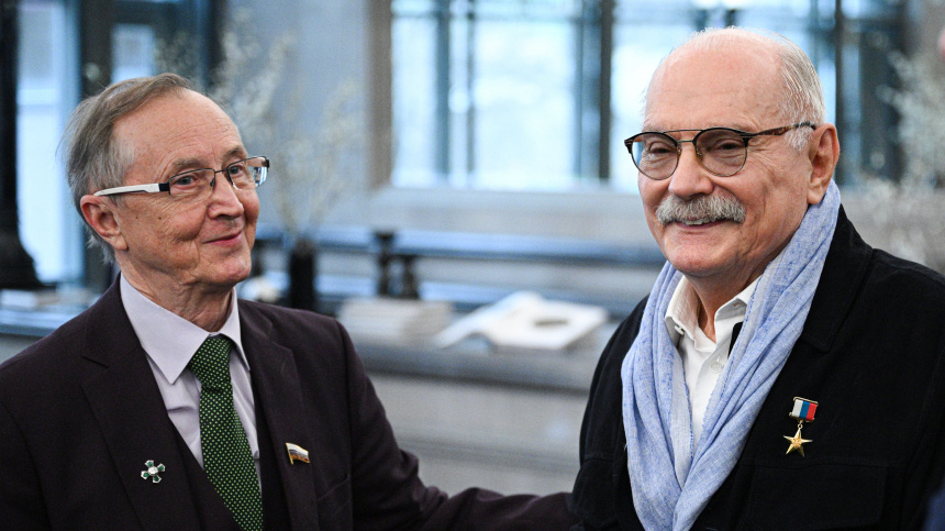 Бурляев и Михалков - друзья по жизни. Фото Яндекс.Картинки. 