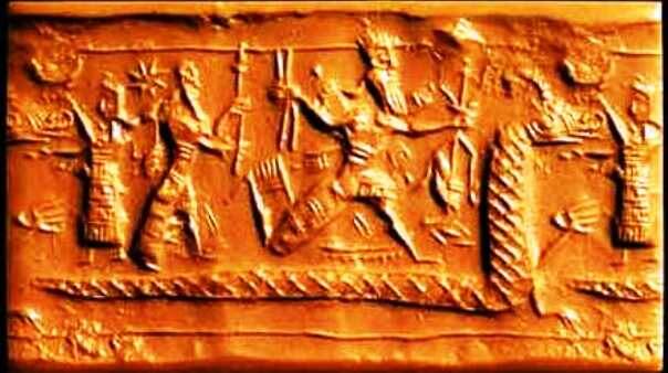 Битва Мардука с драконом. 