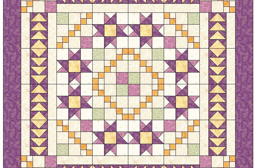 Детское одеялко. Готовый эскиз