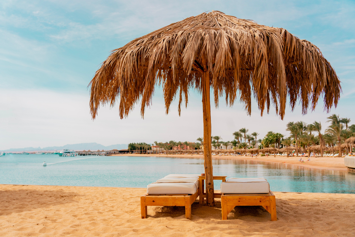 Пляж Красного моря в Хургаде, Египет. Источник: Shutterstock