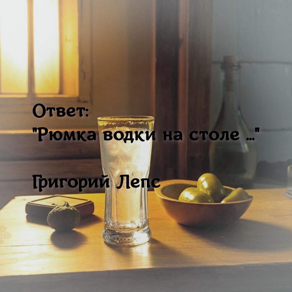 "Рюмка водки на столе" - Григорий Лепс