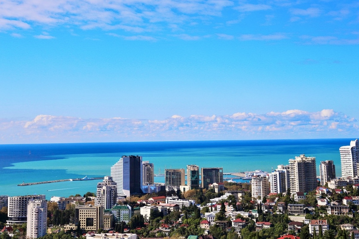 Сочи. Панорама города.