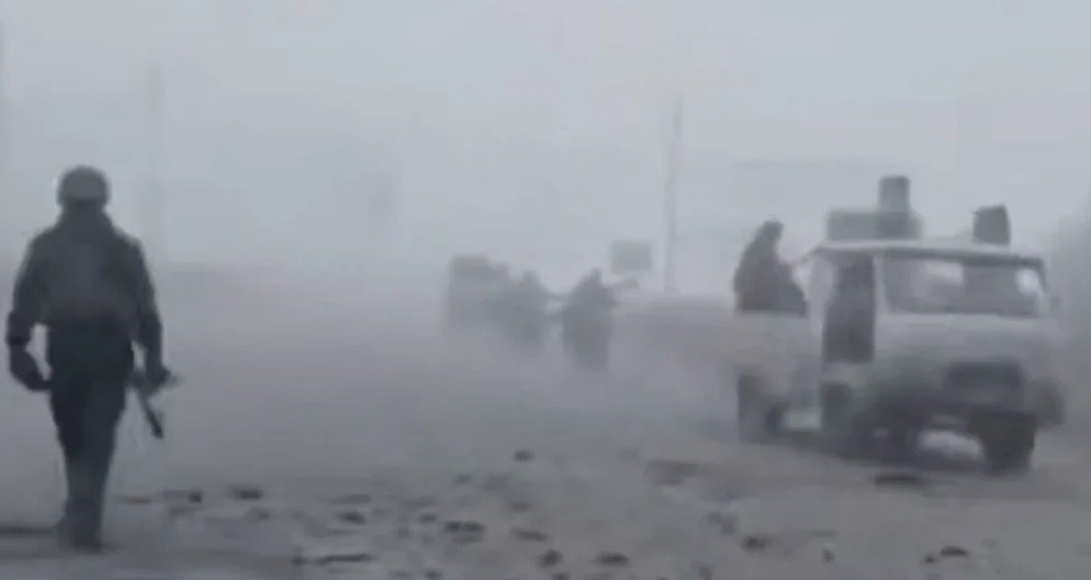 Доработанный болгаркой транспорт на передовой