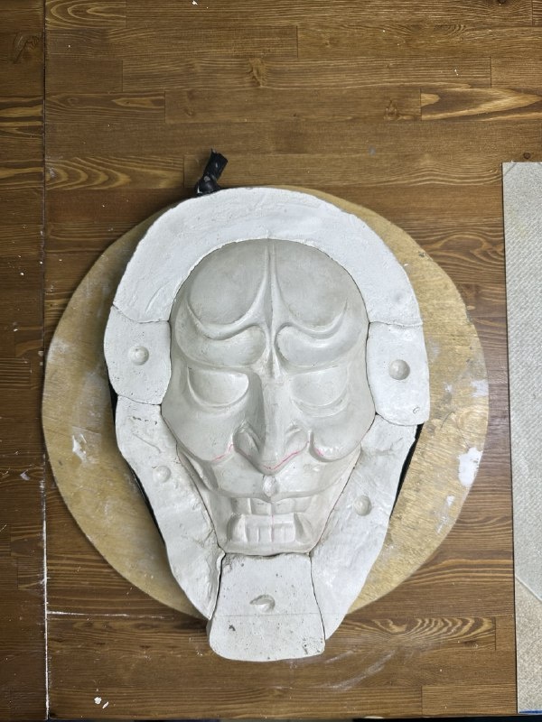 Гипсовая мастер-модель Ханья ( Hannya jabamask ) от глазорий.