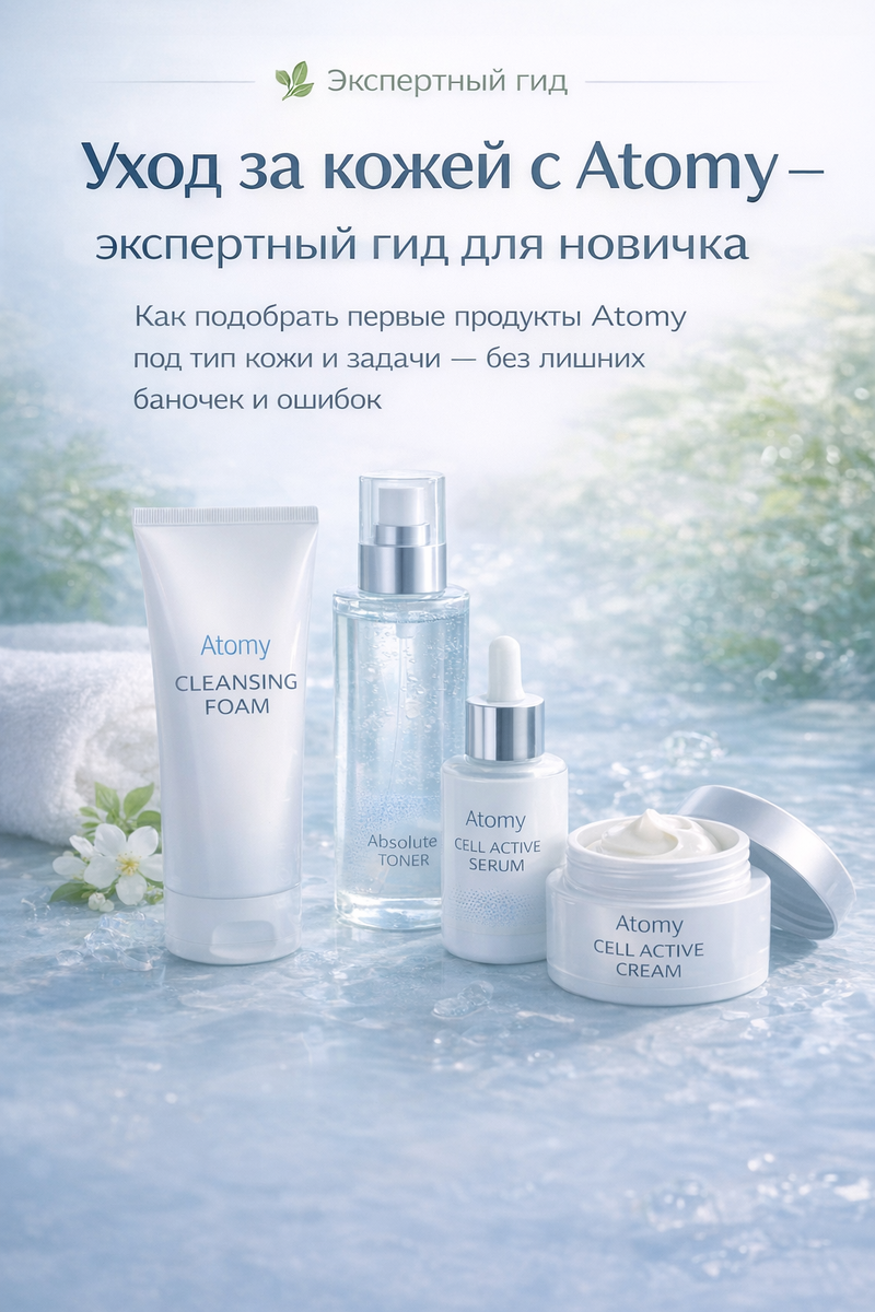 Уход за кожей с Atomy — экспертный гид для новичка