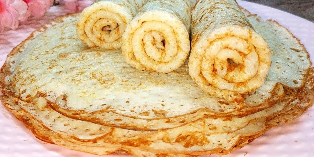 Вкусные блинчики без молока и яиц! Простой рецепт. Эти Блины нравятся всем. Получатся у всех.