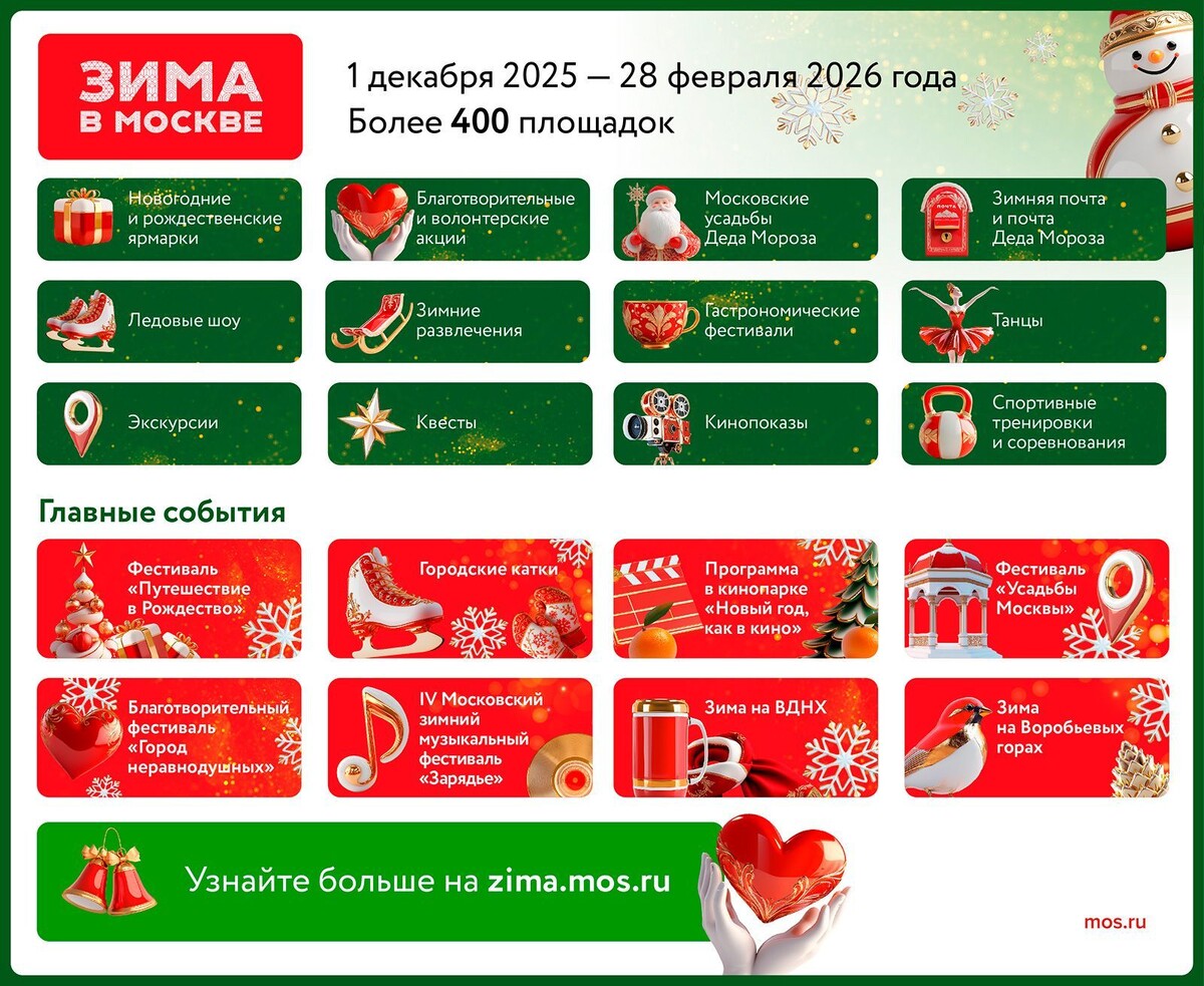    На Воробьевых горах состоится масштабная игра в снежки