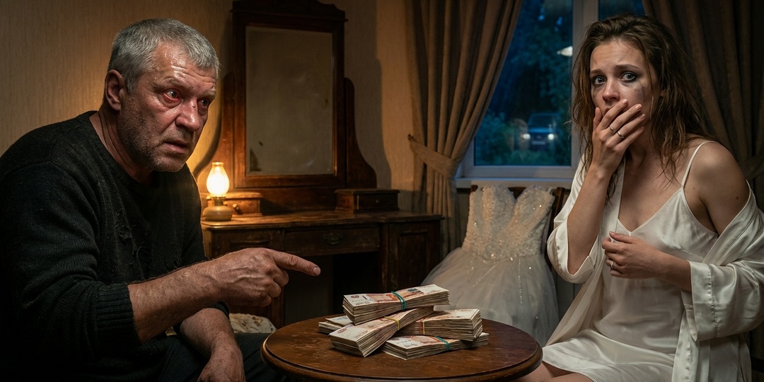 В первую брачную ночь свёкор закрыл дверь спальни, положил кучу денег и сказал невестке: «Беги». Часть 1