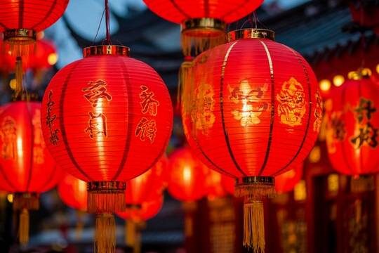    В Москве прошёл грандиозный праздник в честь китайского нового года (фото: shedevrum.ai)