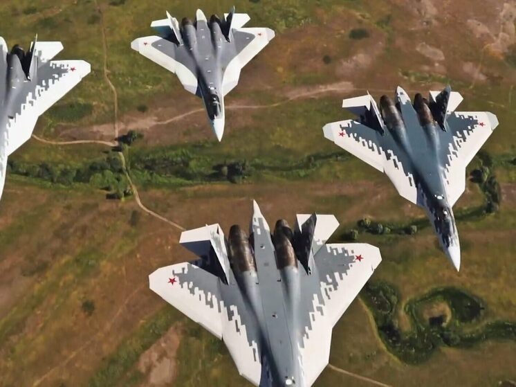     Су-57. Фото: кадр из видео.