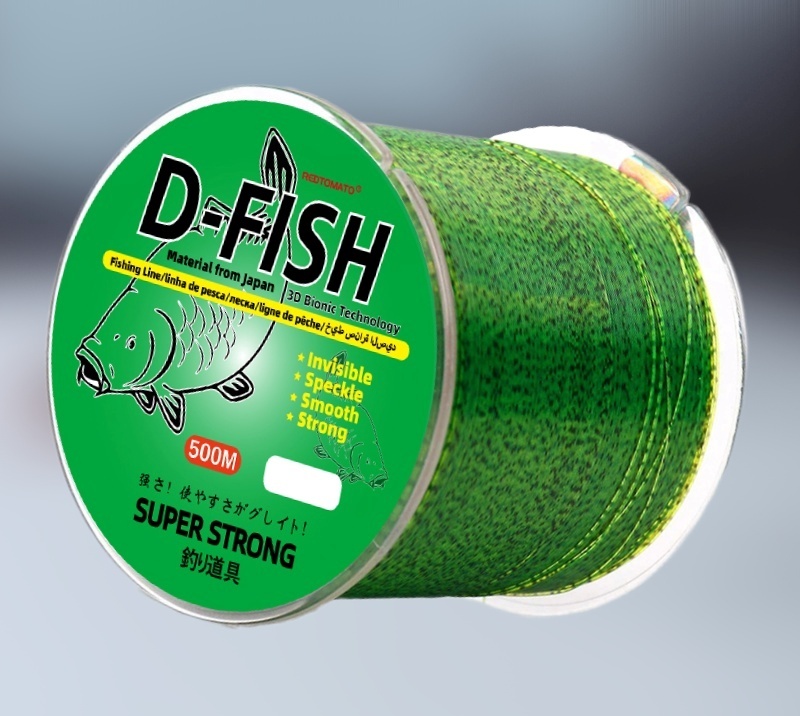 Нейлоновая леска D-FISH 3D с флюоркарбоновым покрытием