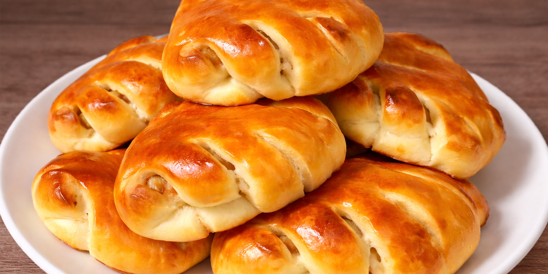 Пуховые булочки - они такие вкусные! Пышные, воздушные! Простой рецепт