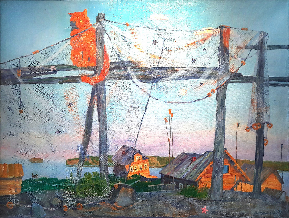 И. Алтунашвили, "Охотник", холст, масло, 2016Фото с выставки моё