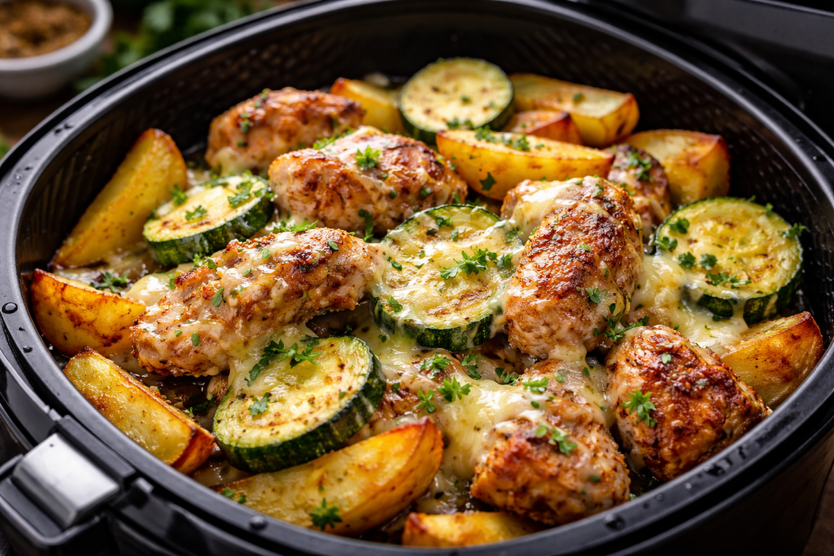 Ужин в аэрогриле