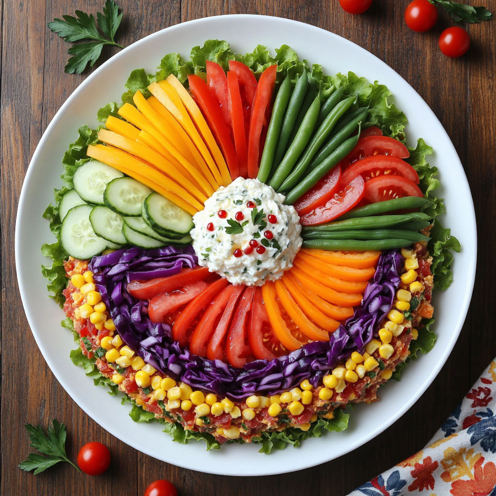 Салат «Цветик-Семицветик»