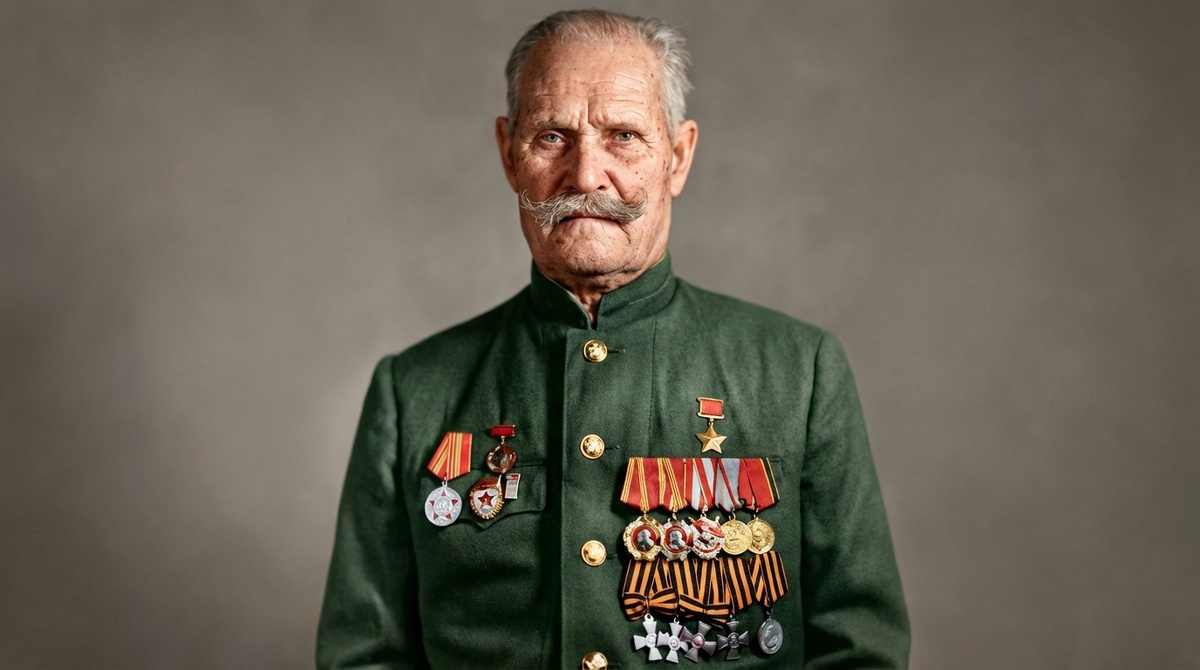 Отреставрированное фото Недорубова