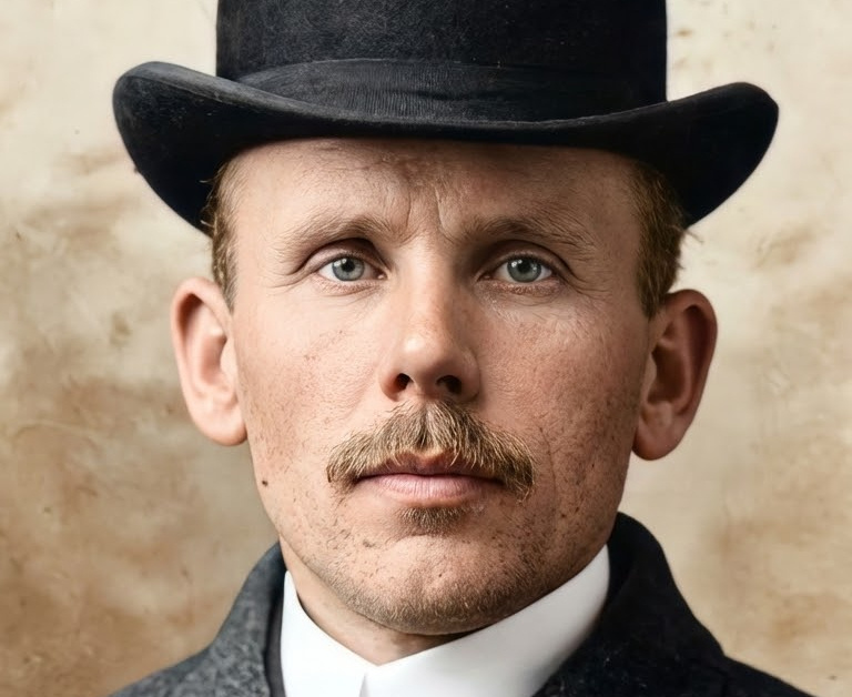 Джон Ли, отреставрированное фото