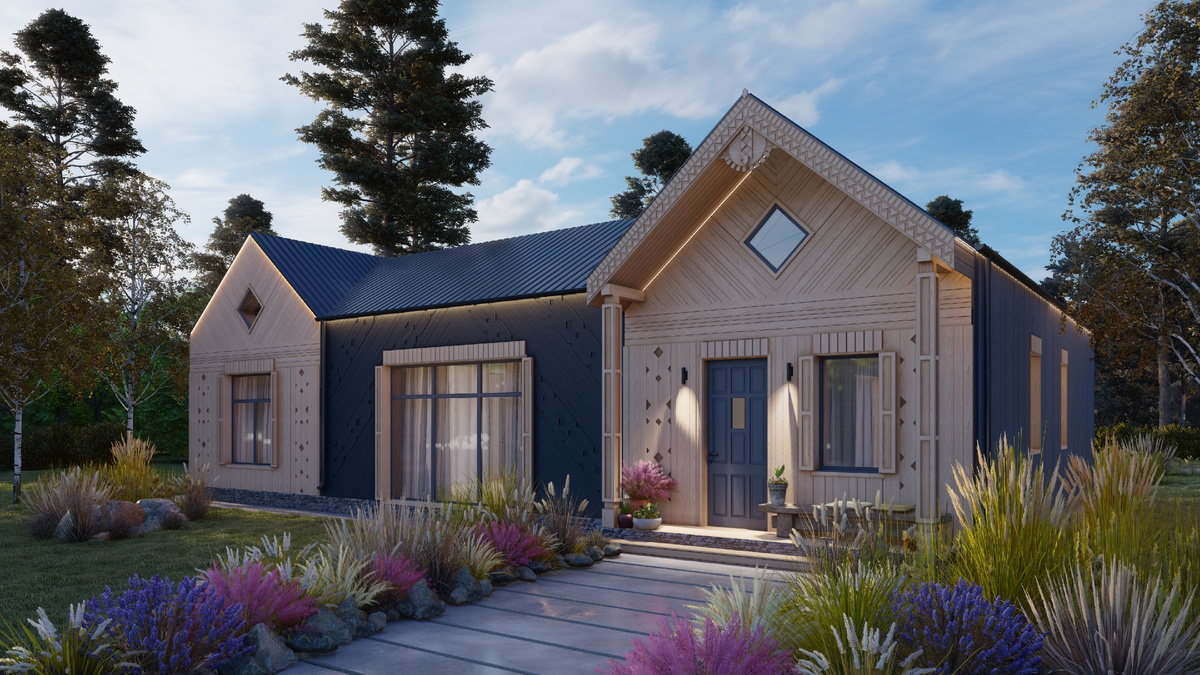 Дом по проекту «Тайный двор» СК Обсидиан.