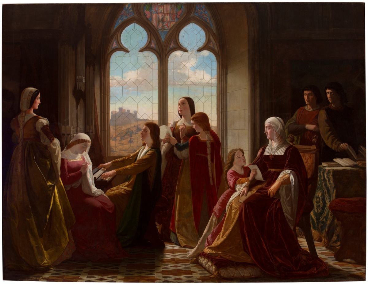 Исидоро Лосано «Королева Изабелла I Кастильская, руководящая образованием своих детей» / Музей Прадо, Испания / commons.wikimedia.org