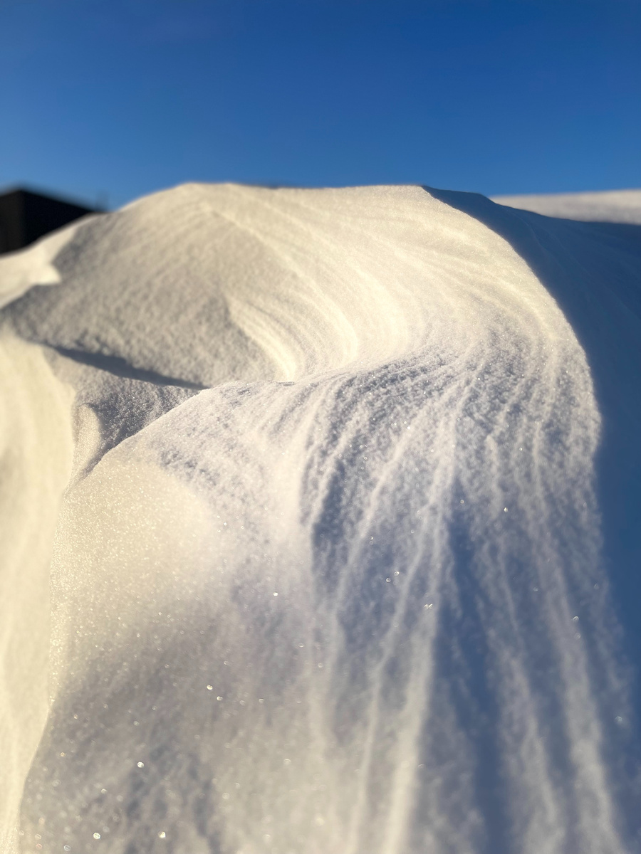 Снежные заносы.