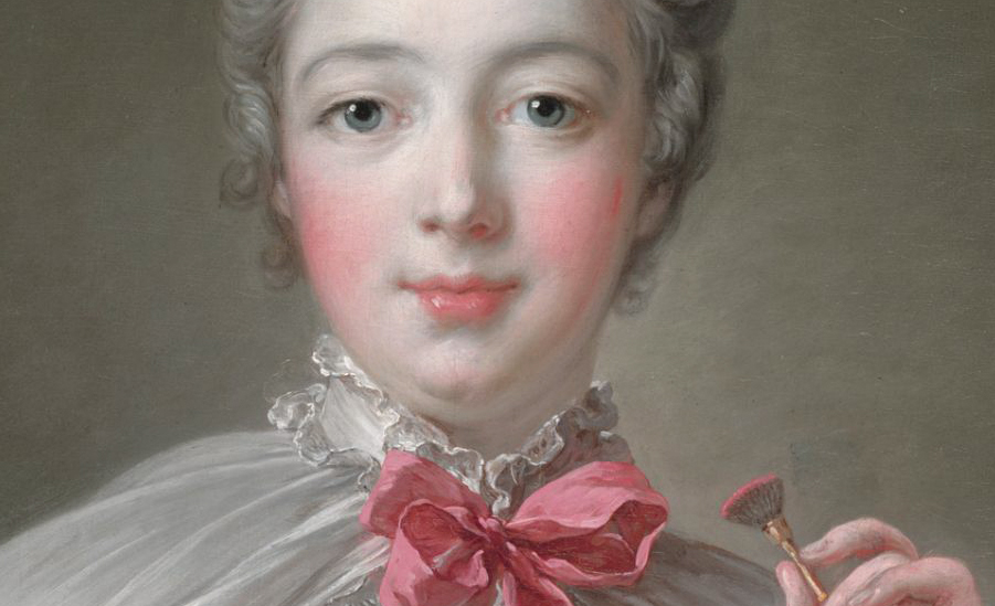 Деталь портрета мадам де Помпадур за туалетом, Франсуа Буше, ок. 1750,
Художественный музей Фогга