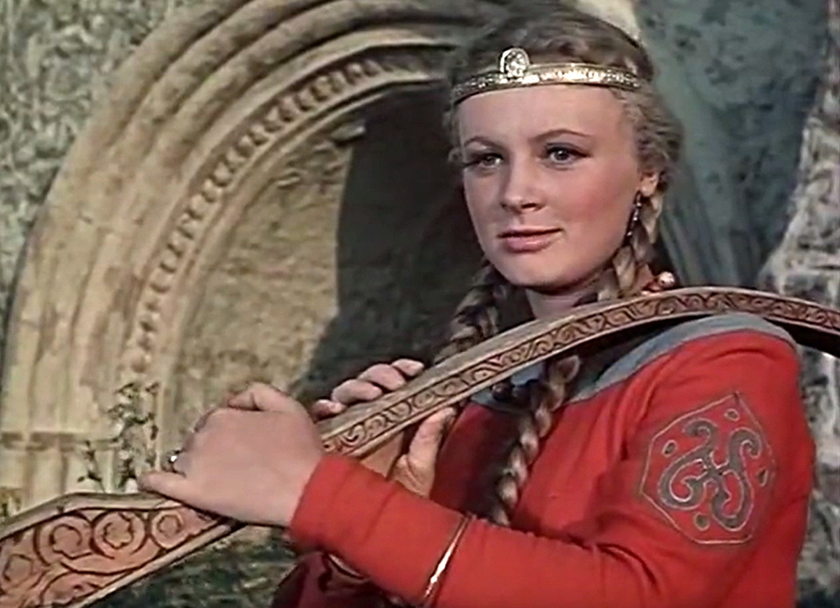 Кадр из кинофильма "Садко", 1952 г., режиссер Александр Птушко, сценарист Константин Исаев, композитор Виссарион Шебалин (скриншот)