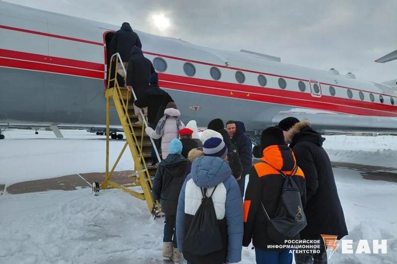    ЕАН. Экскурсия на Су-134Ш