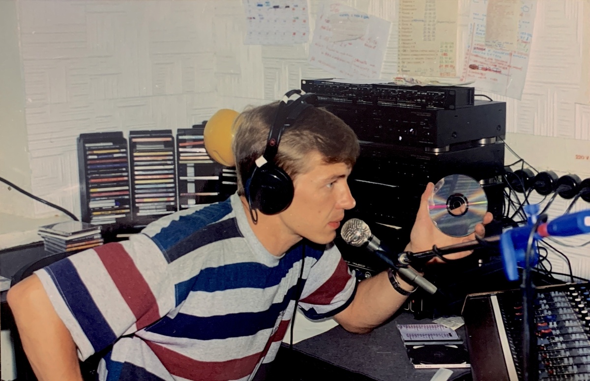 1998 прмерно год. Эфирная студия ТОП-Радио